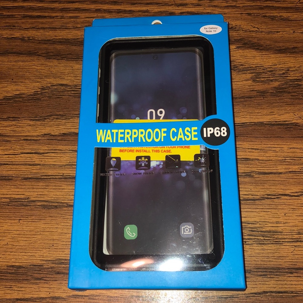 Samsung galaxy note in waterproof case IP68